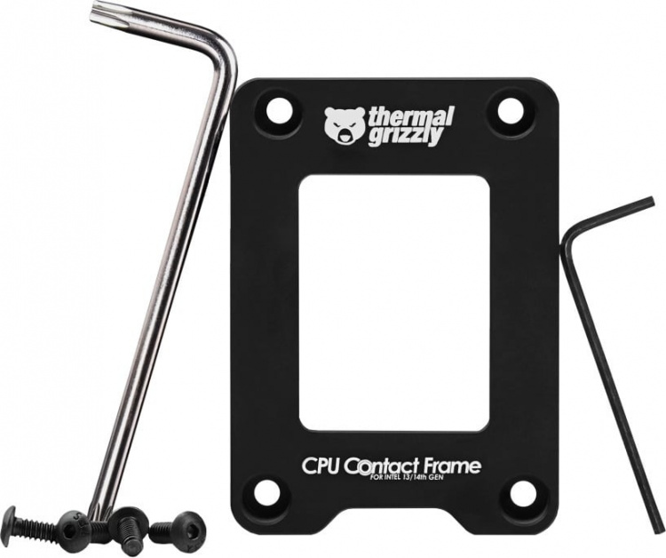 Thermal Grizzly CPU Contact Frame – kontaktramme for Intel 13. og 14. generasjons prosessorer.