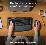 Logitech Ergo M575S -kulemus, grafitt