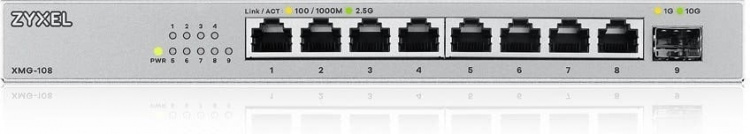 ZyXEL XMG-108 2,5G – 8-porters switch