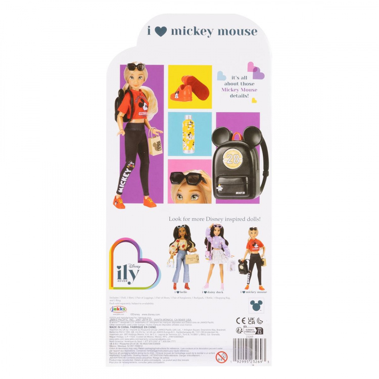 Disney Dukke Ily 4ever 11in Fashion Doll Deluxe I Love Mickey