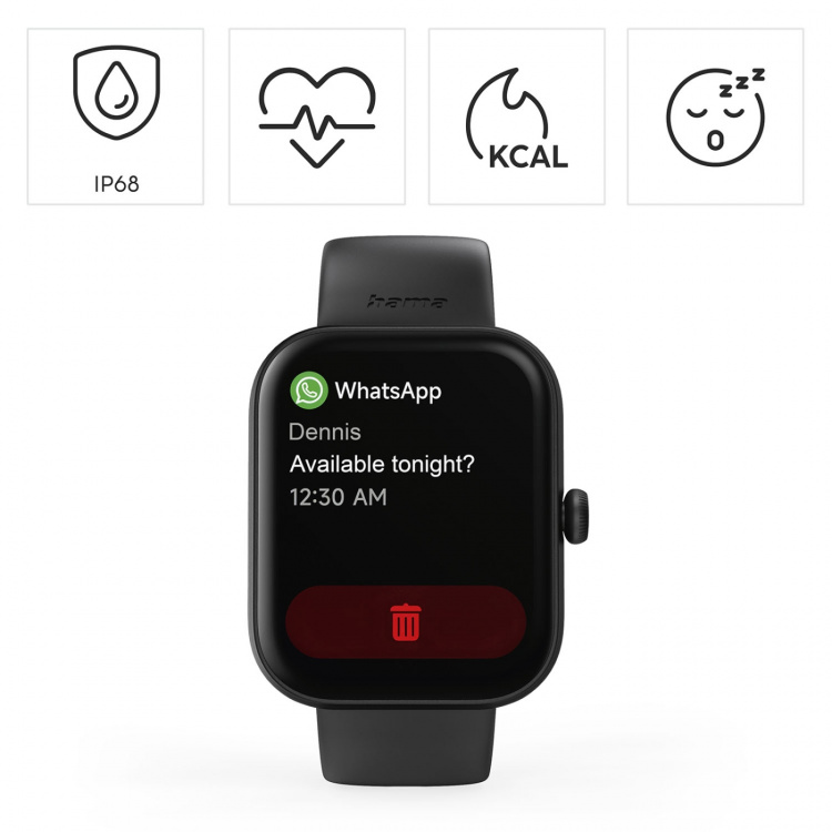 Hama Smartklokke 5000 Svart