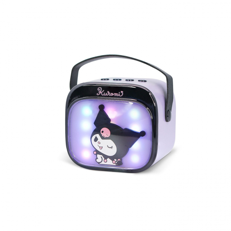 KUROMI Karaokehøyttaler Popsing Mikrofon LED