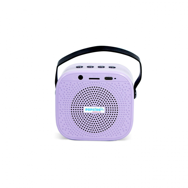 KUROMI Karaokehøyttaler Popsing Mikrofon LED