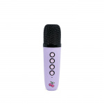 KUROMI Karaokehøyttaler Popsing Mikrofon LED