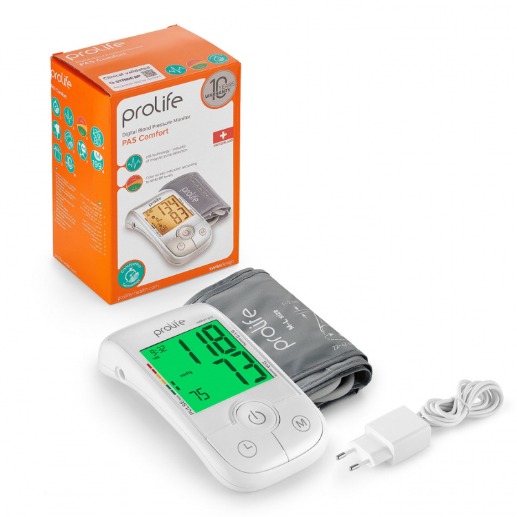 PROLIFE Blodtrykksmåler Digital PA5 Comfort