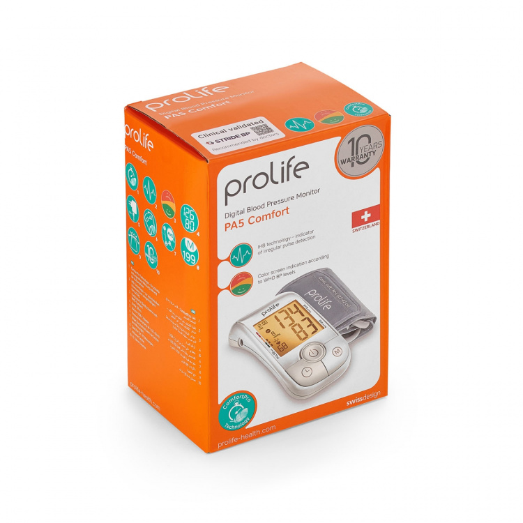 PROLIFE Blodtrykksmåler Digital PA5 Comfort