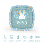 Mobility On Board Vekkerklokke med Lys Billy Clock Blue Blomst