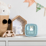 Mobility On Board Vekkerklokke med Lys Billy Clock Blue Blomst