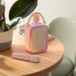 Mobility On Board Høyttaler/Karaoke-sett Singy Party Rosa