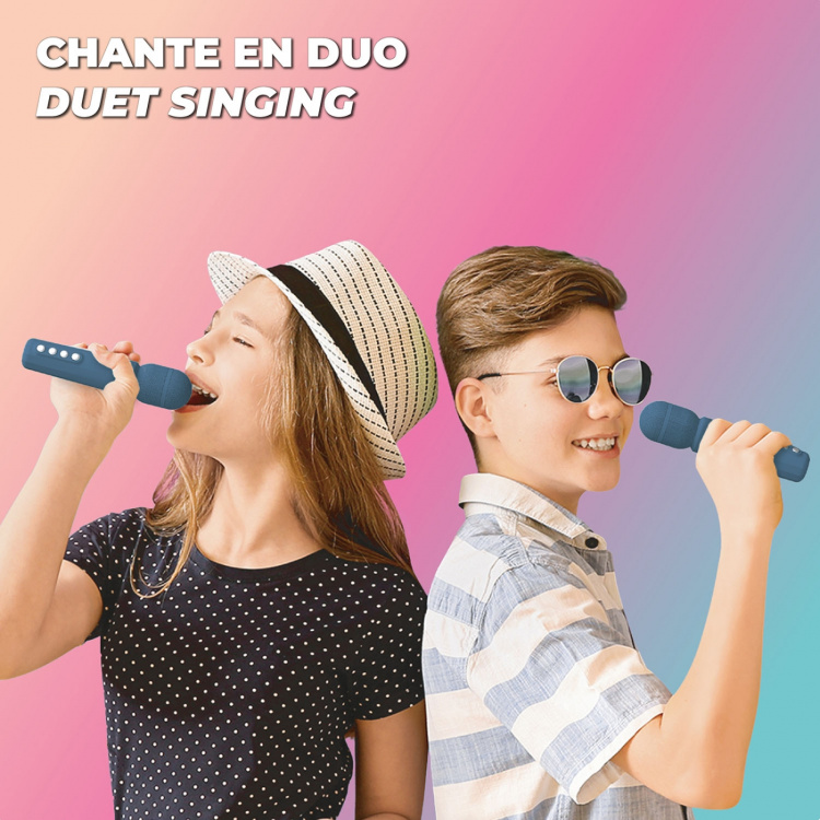 Mobility On Board Høyttaler/Karaoke-sett Singy Party Mørk Blå