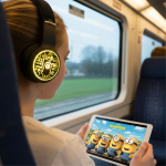 MINIONS Hodetelefon LED Trådløs On-Ear