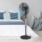 BLACK+DECKER Sokkelvifte 40cm 45W Svart