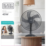 BLACK+DECKER Bordsvifte 40cm 45W Svart