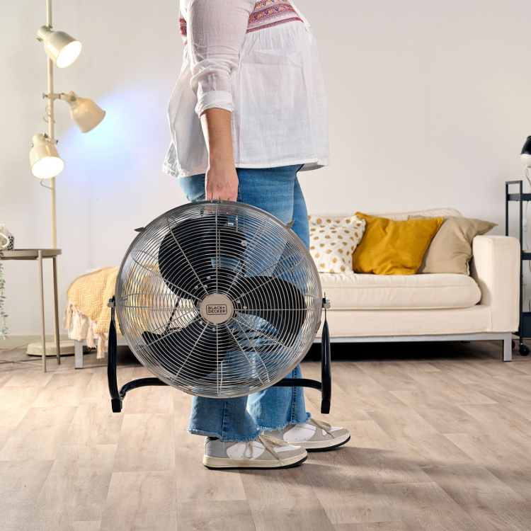 BLACK+DECKER Gulvvifte 120W Svart