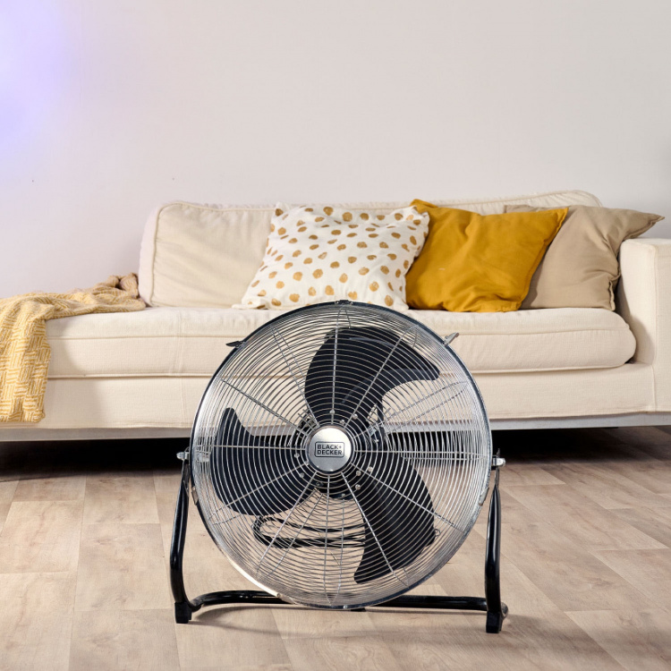 BLACK+DECKER Gulvvifte 120W Svart