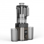 BLACK+DECKER Juicer Slow Juicer 1400W Rustfritt Stål