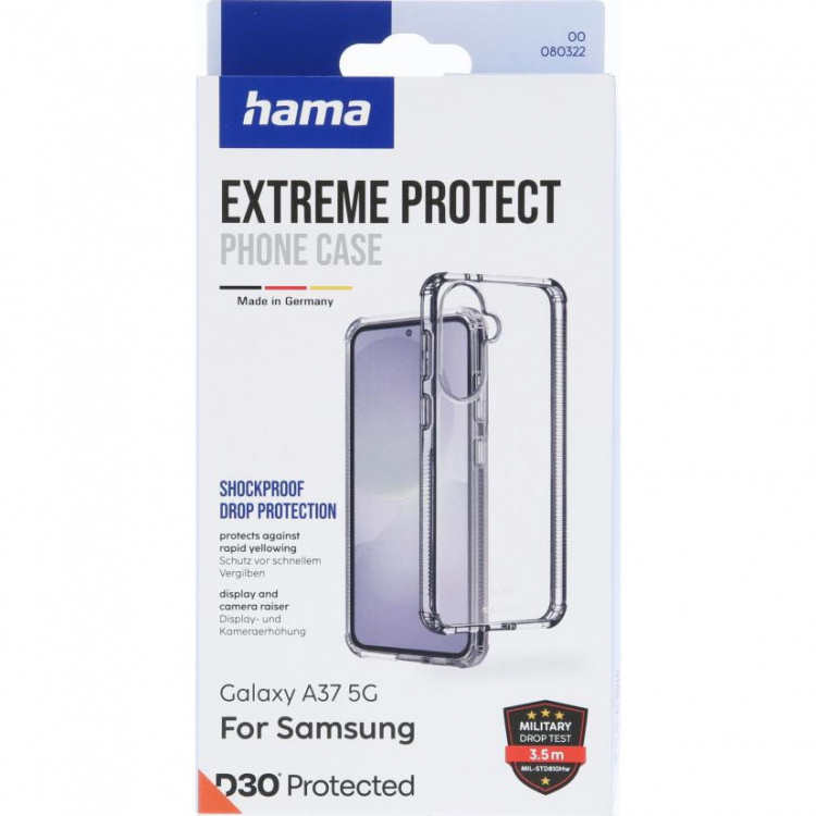Hama Mobildeksel Extreme Protect Samsung Galaxy A37 5G Transparent