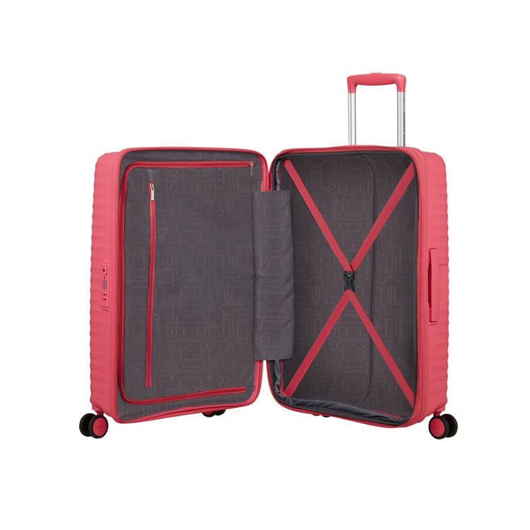 American Tourister Koffert Diablast Spinner 68/25 Pink Glitch