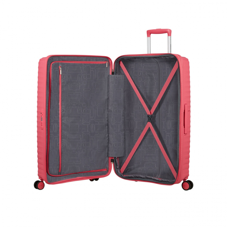 American Tourister Koffert Diablast Spinner 77/28 Pink Glitch