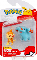 Pokémon Kampfigur Phanpy og Chimchar (PKW4063)