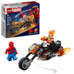 LEGO Superhelter – Spider-Man mot Ghost Rider på motorsykkel (76335)