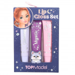 TOPModel Lipgloss-sett BEAUTY and ME – Rosa, Fersken – 8 ml per tube