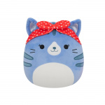 Squishmallows 19 cm Love – Carizma, den blå Tappy-katten