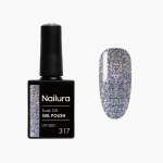 Nailura Gelpolish 317 – Silver Sparkle – 10 ml