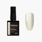 Nailura Gelpolish 362 – Silver White Sparkle – 10 ml