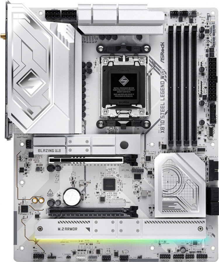 ASRock X870 Steel Legend WIFI ATX-hovedkort