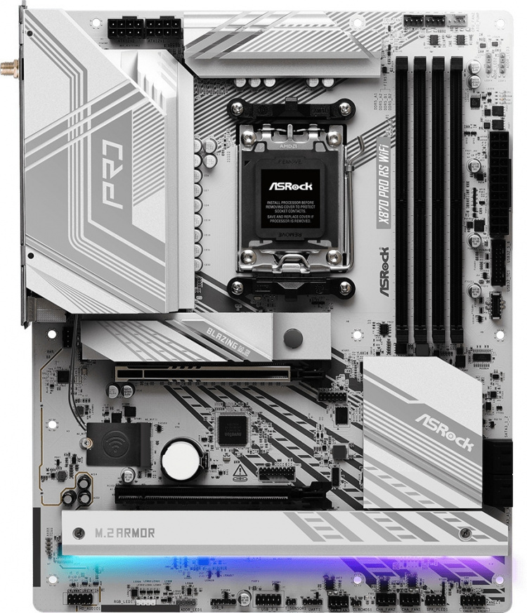 ASRock X870 PRO RS WIFI ATX-hovedkort