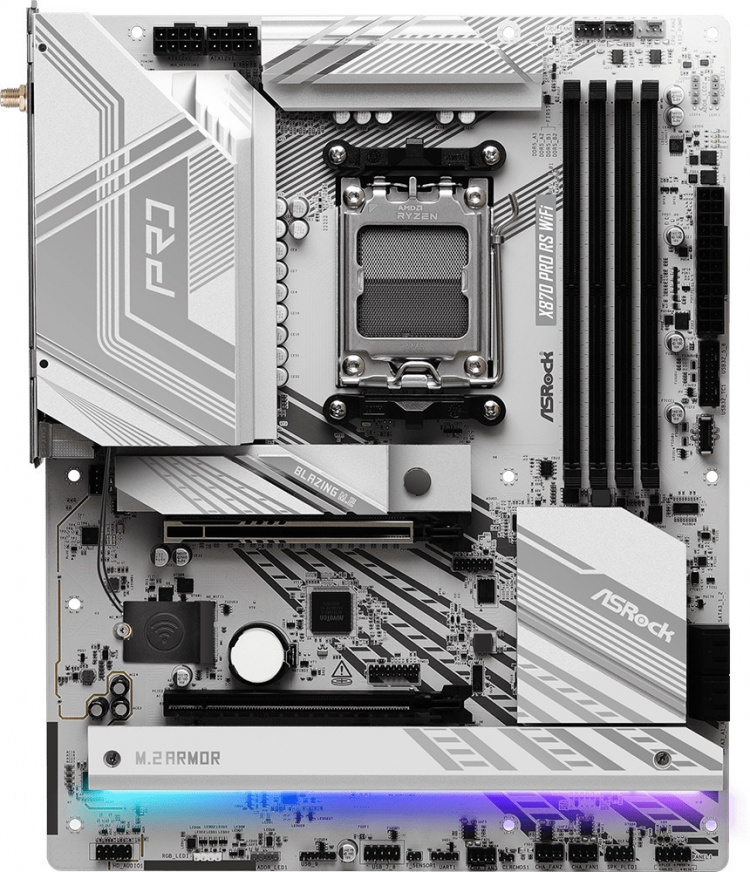 ASRock X870 PRO RS WIFI ATX-hovedkort