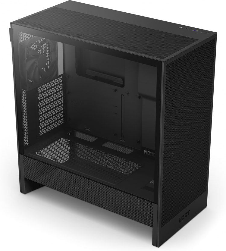 NZXT H5 Flow (2024) ATX-kabinett med vindu, svart 