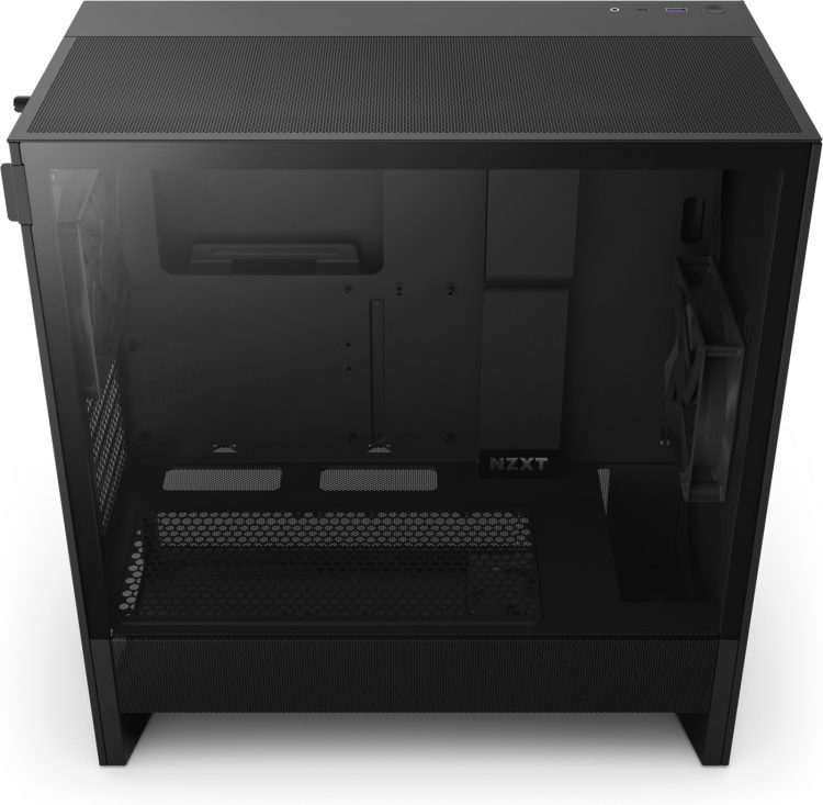 NZXT H5 Flow (2024) ATX-kabinett med vindu, svart 