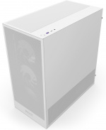 NZXT H5 Flow RGB (2024) ATX-kabinett med vindu, hvit 