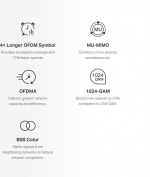 Mercusys Halo H60X WiFi 6 Mesh-system, 3-pakk
