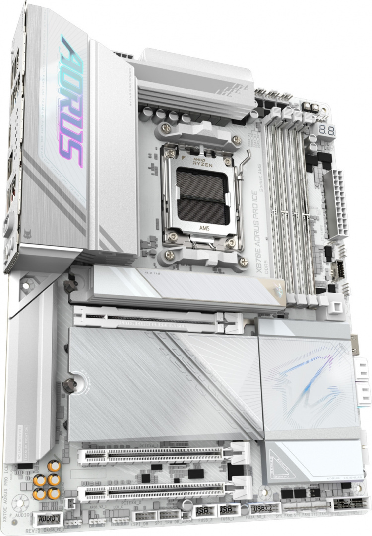 Gigabyte X870E AORUS PRO ICE ATX-hovedkort