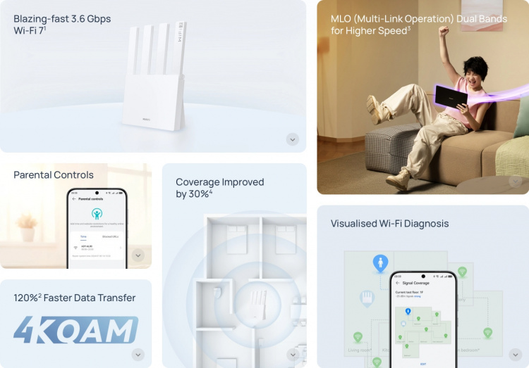 Huawei BE3 Dual-band WiFi 7-ruter