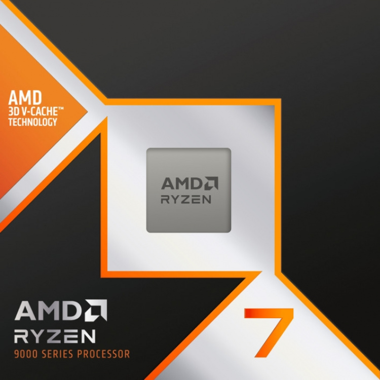 AMD Ryzen 7 9800X3D-prosessor for AM5-sokkel