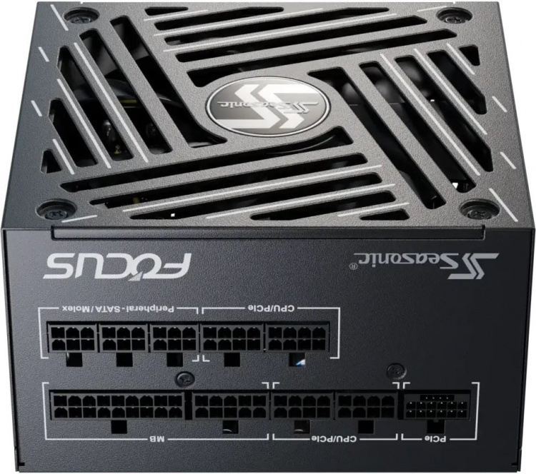 Seasonic FOCUS GX-750 ATX 3.1 (2024) strømforsyning, svart, 750 W