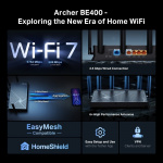 TP-Link Archer BE400 Dual-Band WiFi 7-ruter
