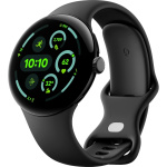 Google Pixel Watch 3 LTE-smartklokke, 45 mm, Obsidian / Matte Black