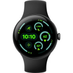 Google Pixel Watch 3 LTE-smartklokke, 45 mm, Obsidian / Matte Black