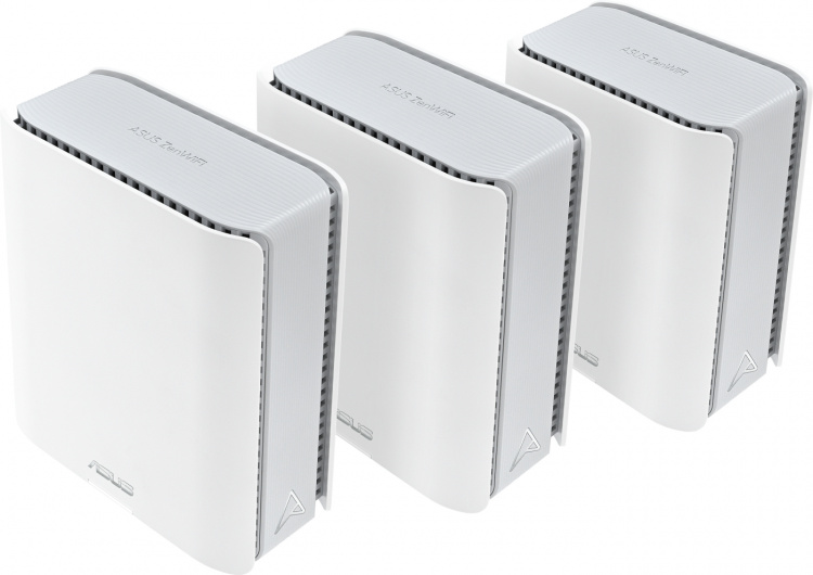 ASUS ZenWiFi BT10 Tri-band WiFi 7 Mesh-system, 3-pakning, hvit