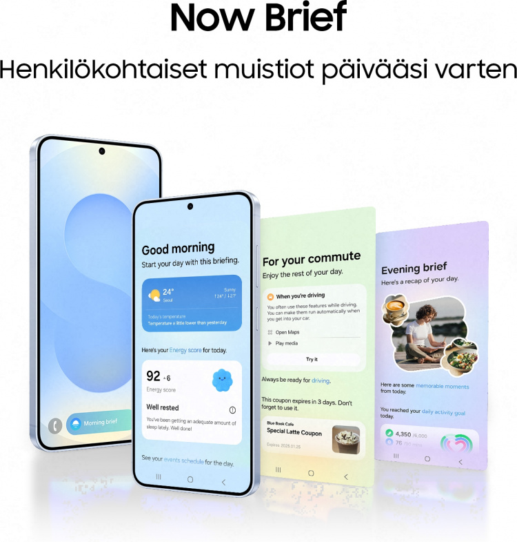 Samsung Galaxy S25 5G-telefon, 256/12 GB, Silver Shadow