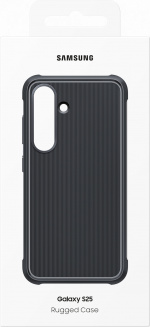 Samsung Galaxy S25 Rugged beskyttelsesetui, svart