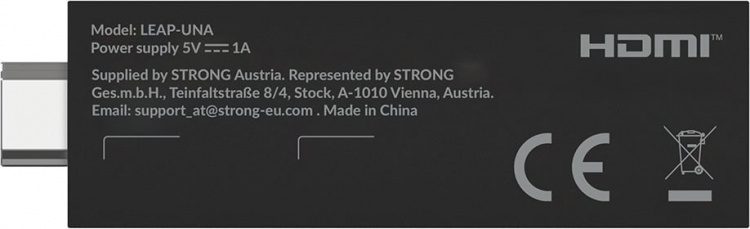 Strong LEAP-UNA Wi-Fi 2K Android TV-mediaspiller