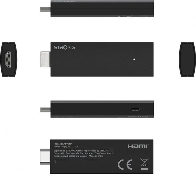 Strong LEAP-UNA Wi-Fi 2K Android TV-mediaspiller