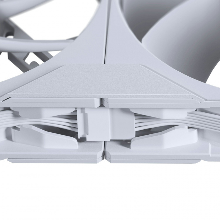 Phanteks M25 Gen2 120 mm PWM DRGB Reverse-vifte, hvit