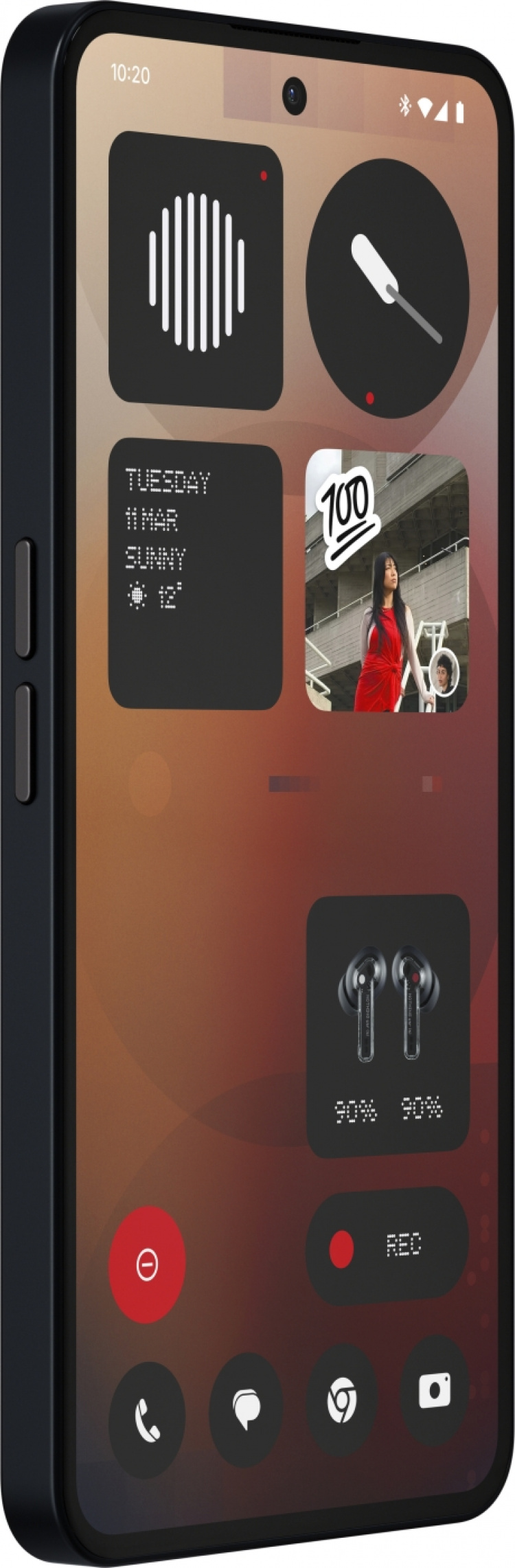 Nothing Phone (3a) telefon, 256/12 GB, svart